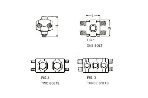 Parallel Groove Clamp Drawing