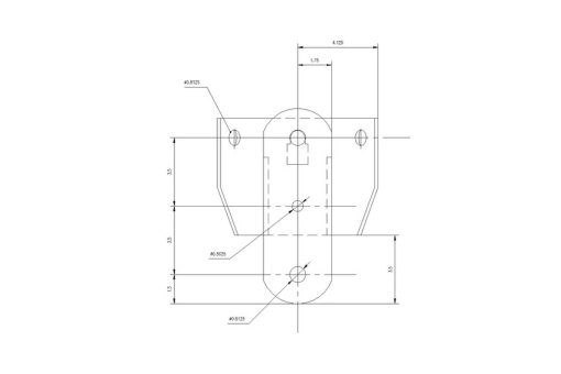 transformer mounting brackets drawing