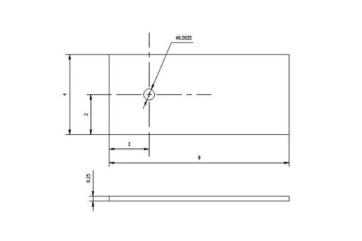 transformer wall mount bracket drwaing